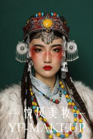 传统民族风元素 彩妆与民族妆容得到完美结合